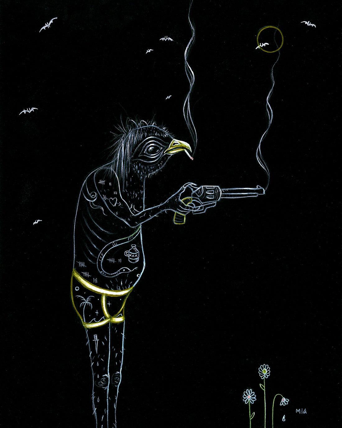 Smoking Gun - Canvas and Paper Prints