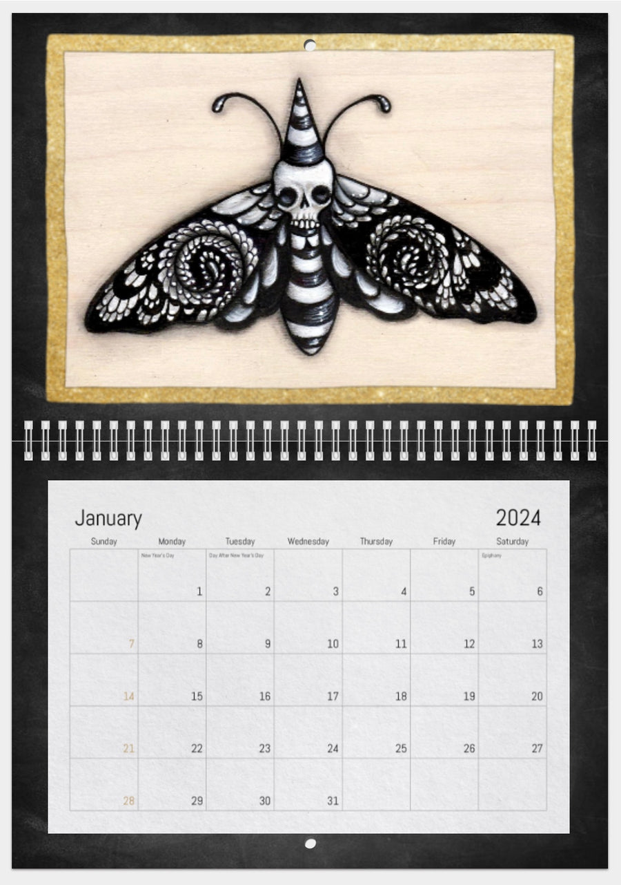 2024 Spooksville Calendar
